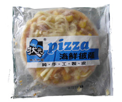 圓海鮮披薩(6片/包)